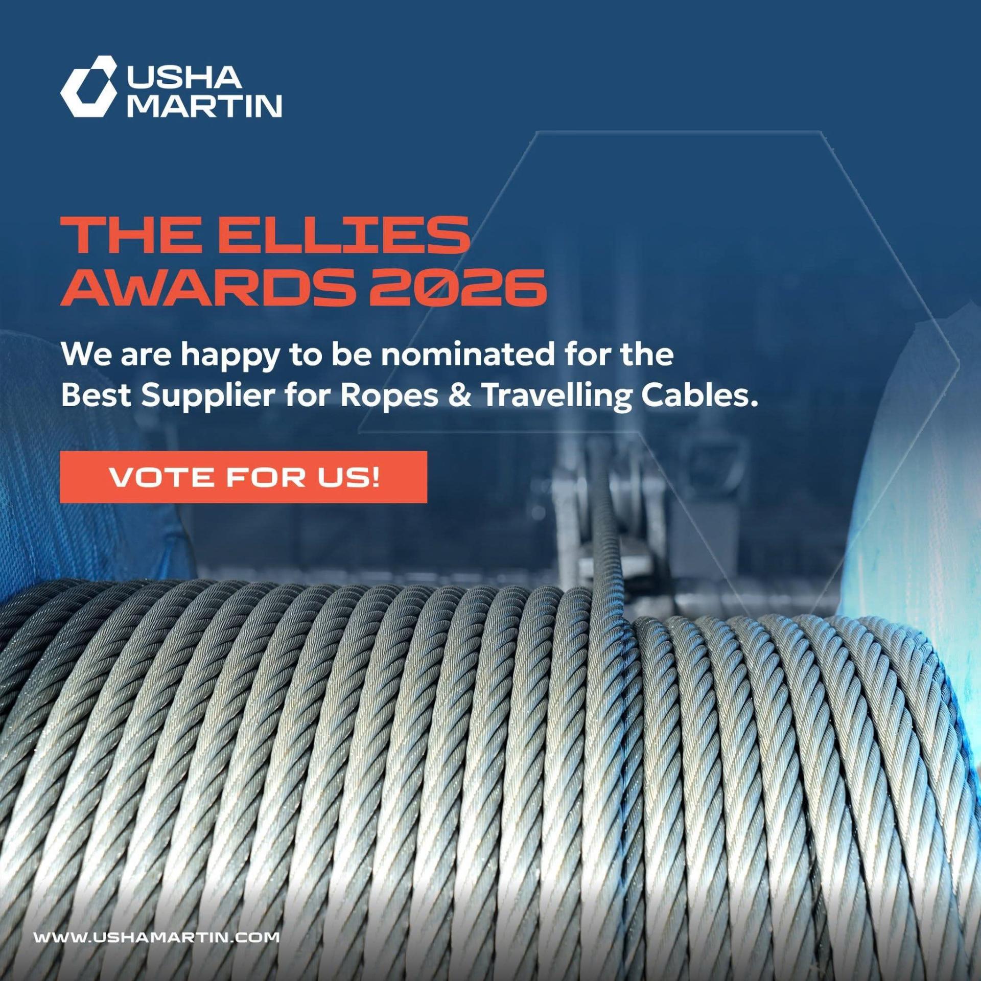Usha Martin vinh dự được đề cử tại Ellies Awards 2026 – Hoa Kỳ