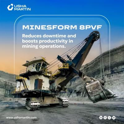 Cáp Thép Khai Thác Mỏ Minesform® 8PVF – Giải Pháp Tối Ưu Cho Máy Xúc Công Suất Lớn