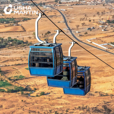 USHA MARTIN – GIẢI PHÁP CÁP THÉP CHO HỆ THỐNG CÁP TREO DU LỊCH & VẬN CHUYỂN VẬT LIỆU